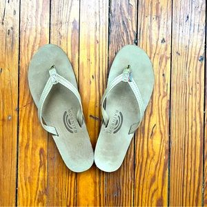 Rainbow Women's Flipflops, Size 9